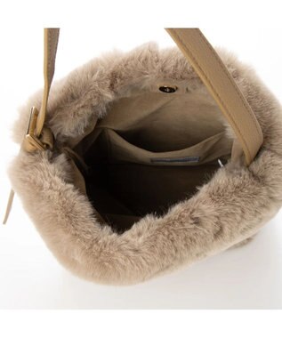 UNBILLION cachecache エコファーワンハンドルミニトートバッグ オーク