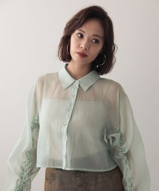 Green Parks ＥＧＯＩＳＴドロストシアーシャツ Mint