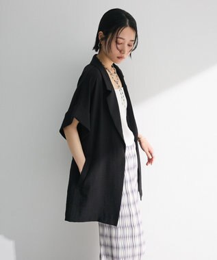 Green Parks ・ＥＬＥＮＣＡＲＥ　ＤＵＥ　ショートスリーブジャケット Black