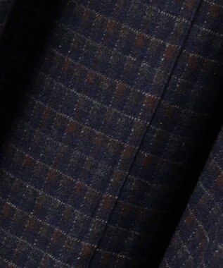 組曲 S 【2SET・WEB限定】ウール混ジャージー セットアップ ネイビーチェック系3