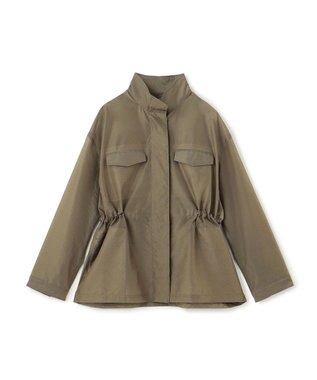 uncrave シアーオーガンジー ミリタリーブルゾン カーキベージュ