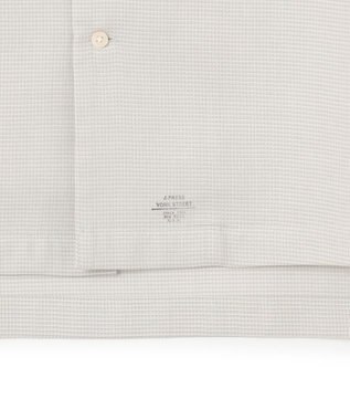 J.PRESS YORK STREET 【UNISEX】ワッフルオープンカラー シャツ ホワイト系