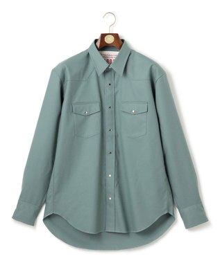 J.PRESS MEN 【J.PRESS ORIGINALS】1001 PAPER FLANNEL Ivy CowBoy Shirt / JAPAN MADE ピーコックグリーン系