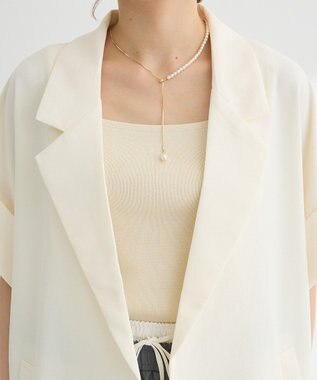 Green Parks ・ＥＬＥＮＣＡＲＥ　ＤＵＥ　ショートスリーブジャケット Ivory