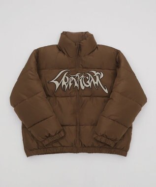 WEGO 【ユニセックス着用ITEM/MLサイズ展開】パファーグラフィックブルゾン ブラウン