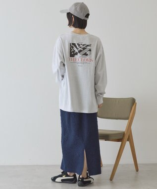 AMERICAN HOLIC フクレジャガードタイトスカート Dark Navy