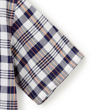 J.PRESS MEN 【KING SIZE】インディアンマドラスチェック シャツ / B.D. ネイビー系3