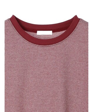 CRAFT STANDARD BOUTIQUE レトロ柄カットプルオーバー Bordeaux