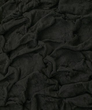 Green Parks 表面感カット５分袖プルオーバー Black