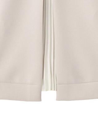 YECCA VECCA バックプリーツZIPフーディー Light Beige