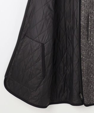 JOSEPH ABBOUD 【リバーシブル】ツィーディーフリースリバーシブル ブルゾン ブラック系