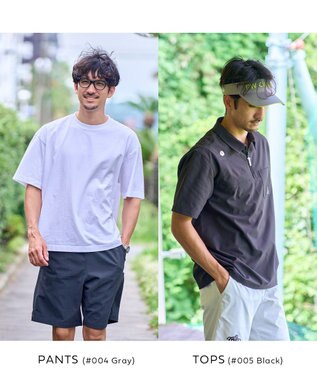 PW CIRCULUS 2PSET【MEN】クイックドライ アクティブセットアップ ゴルフ グレー系
