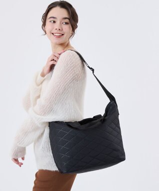 LeSportsac DELUXE EASY CARRY TOTE/ブラッククロスデボス
