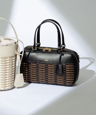 23区 【Oggi掲載】バスケットメッシュ ボストンバッグ