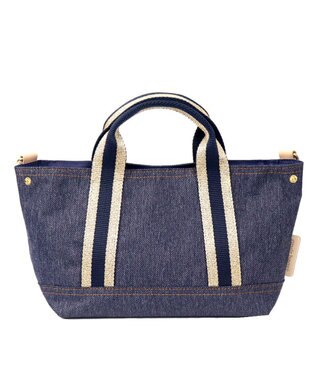 Regalo Felice 【撥水 / 色落ちしないデニム調生地 / 2way】ショルダー小 / REGALO NV(ネイビー×ゴールドネイビー)