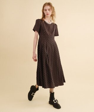 TOCCA 【消臭】STAR SAND ドレス ブラウン系