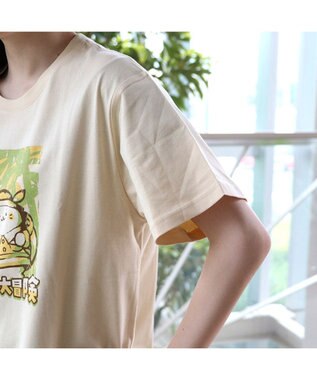 Mother garden しろたん Tシャツ 半袖  《しろたんの大冒険!柄》 S/M/L/XL ユニセックス 男女兼用 クリーム色