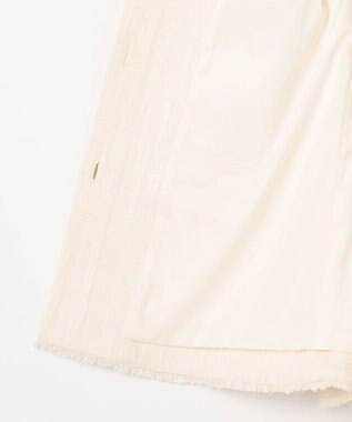 自由区 【セット可】ラミーブッチャー ショートジレ アイボリー系