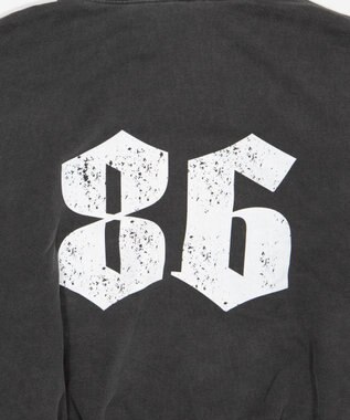 WEGO 【ユニセックス着用ITEM】グラフィックバルーンクロップドプルパーカー ブラックその他