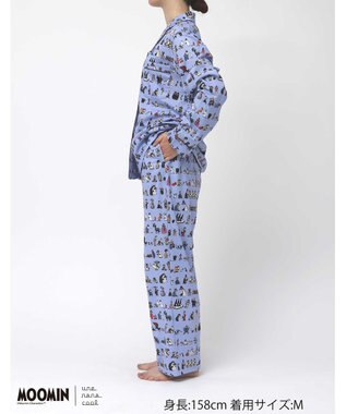une nana cool 【ムーミン】【綿100%】 MOOMIN * une nana cool  開襟パジャマ SX