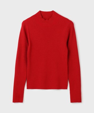 GRACE CONTINENTAL ラメハイゲージニットトップ レッド