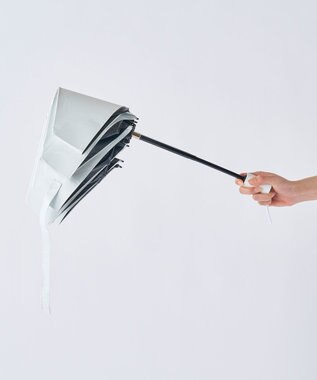 MOONBAT 【遮光100％/自動開閉】 晴雨兼用 折りたたみ傘 コンパクト kowaza コワザ 無地 ホワイト