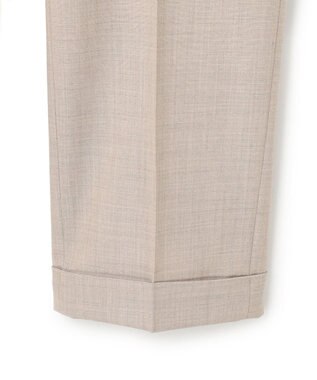 J.PRESS MEN 【J.PRESS ORIGINALS】Hight Twist Hopsack Spindle New Piped Stem Slacks / Japan Made ベージュ系