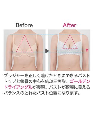 BRADELIS New York 【BRADELIS New York / 育乳補整ブラ・STEP1 集める】ウェンディステップ1ブラ24A2 ブラデリス ブラジャー 補正 ホワイト