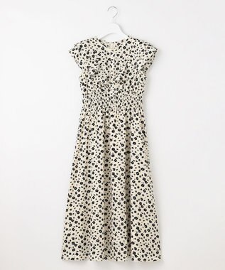 Feroux 【美人百花7月号掲載】フラワープリント ワンピース アイボリー系9