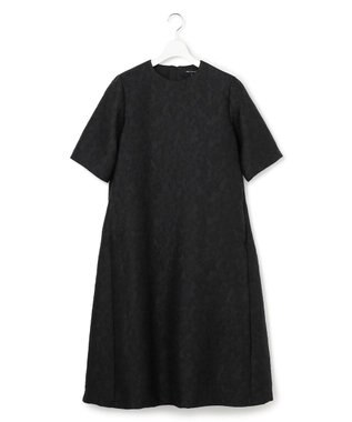 23区 【APPLAUDIR】フラワージャカード ドレス ブラック系