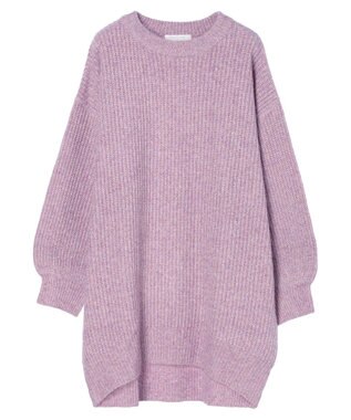 Green Parks ＭＩＸ畦ニットチュニック Purple