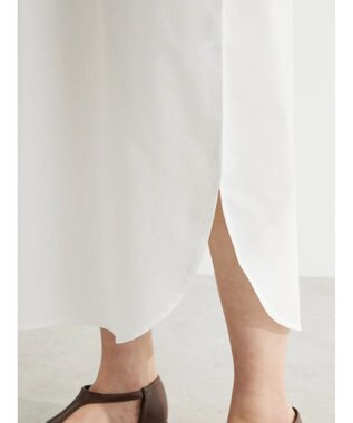 Green Parks ストライプ柄ニットドッキングワンピース Navy