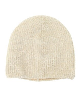 Green Parks ・ラメニットキャップ Ivory