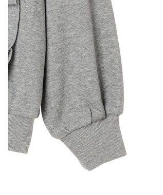 earth music&ecology フリルスウェットプルオーバー Light Gray