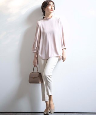 組曲 S 【KUMIKYOKU NAVY】ジョーゼットシフォン ブラウス ピンク系