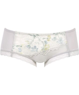 WACOAL ショーツ ボーイレングス 【リボンブラ】 BRB413とペア はきこみ丈あさめ やわらかく伸びる素材（バック） レディース PRA613 /ワコール グレー