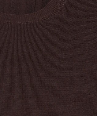 JOSEPH 【洗える】サティニーリブ　ショートスリーブニット Ebony