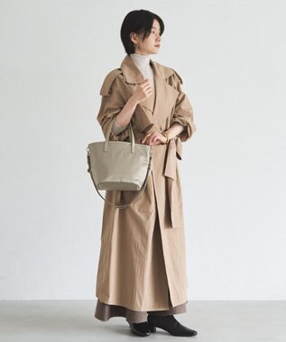 russet リバーシブル2wayトートバッグ(CE-1667) SandGreen