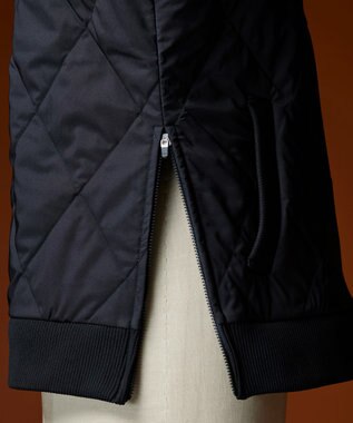 23区GOLF 【WOMEN】中綿キルトプルオーバー 着脱楽ちん 便利なポケット付 1枚で決まる ブラック系