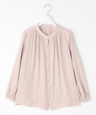 ANY SIS 【洗える】カッセンジャカード ブラウス ピンク