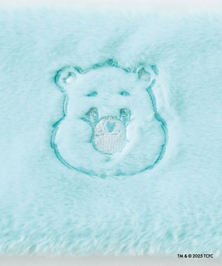 MOONBAT Care Bears(ケアベア) フェイクファーマフラー 手洗い可能 ミントグリーン