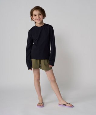 OP／FILA 【Ocean Pacific】ラッシュロンT+ボードショーツ2点セット ブラック