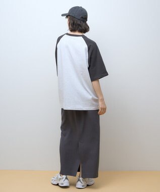 AMERICAN HOLIC DISCUS ベースボールTシャツ Charcoal Gray