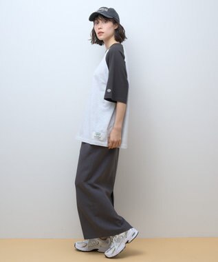 AMERICAN HOLIC DISCUS ベースボールTシャツ Charcoal Gray