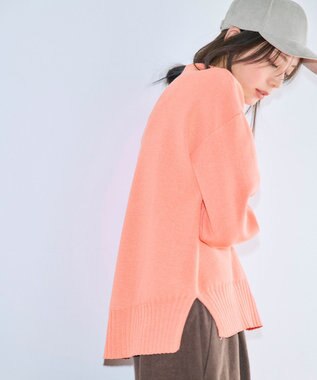 ANY L 【新色追加】ハイネックデイリーニット オレンジ