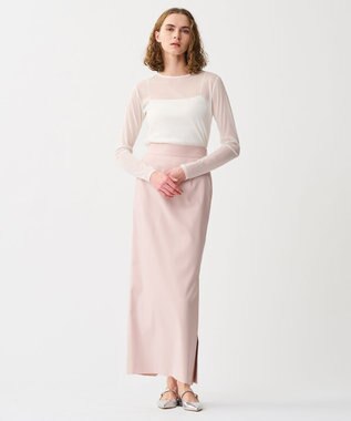 uncrave ツイミーツイル Iラインスカート ピンク