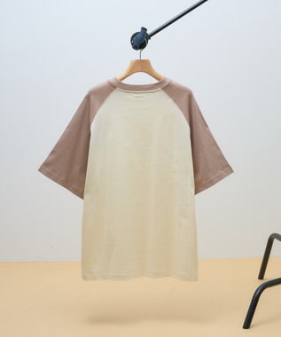 AMERICAN HOLIC DISCUS ベースボールTシャツ Beige