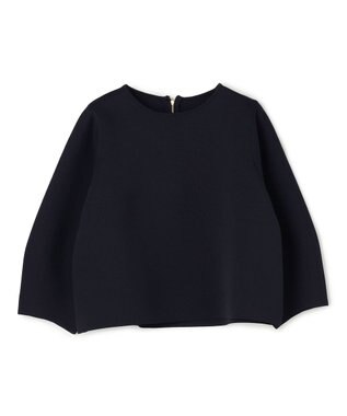 UNFILO L BEAUTY FORM KNIT フレアスカート セットアップ ネイビー