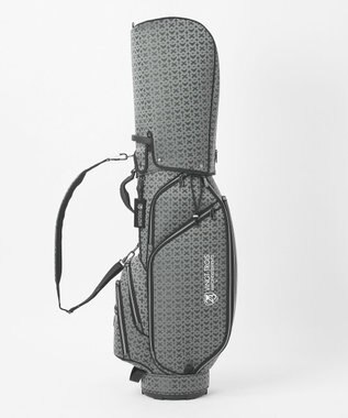 23区GOLF 【UNISEX】モノグラムライトキャディバッグ　ベテランゴルファーにもおすすめなモダンデザイン ブラック系5