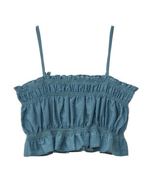 Green Parks ・ＥＬＥＮＣＡＲＥ　ＤＵＥ　ビスチェ付ショートシャツ Green